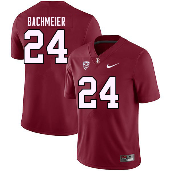 Men #24 Tiger Bachmeier Stanford Cardinal College 2023 Football Stitched Jerseys Sale-Cardinal